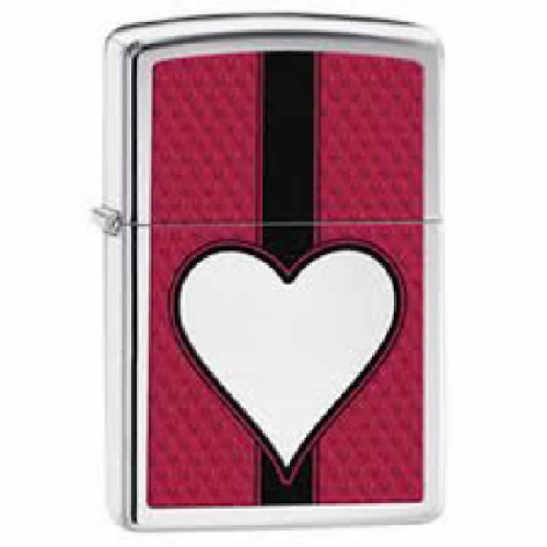 Encendedor Zippo Chrome Heart - 28466