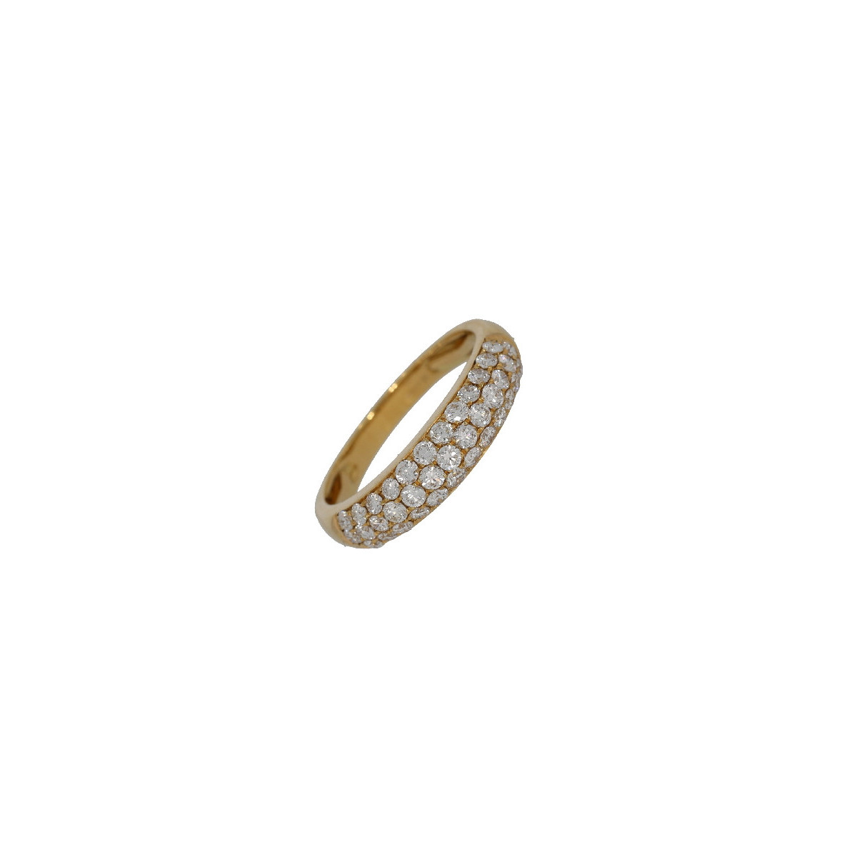 Cintillo de Oro Amarillo Diamante - 44019 0,88PT