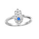 Anillo Hamsa Azul - BGR01131BLU-5