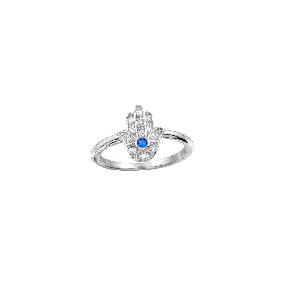 Anillo Hamsa Azul - BGR01131BLU-5