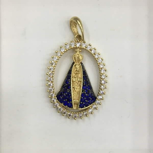 Medalla Nuestra Señora Aparecida de Oro - 13842AZ