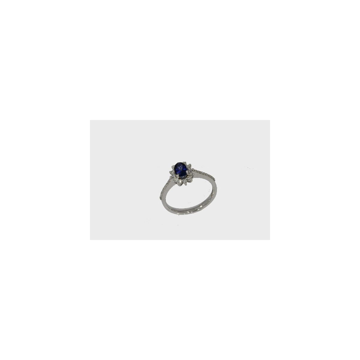 Anillo Roseta de Oro Diamante Zafiro A - RG102035-01-118 0,30
