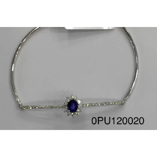 Pulsera de Oro Diamante 0,33 Z Azul 0,47 - 5,00 0,33 0,47