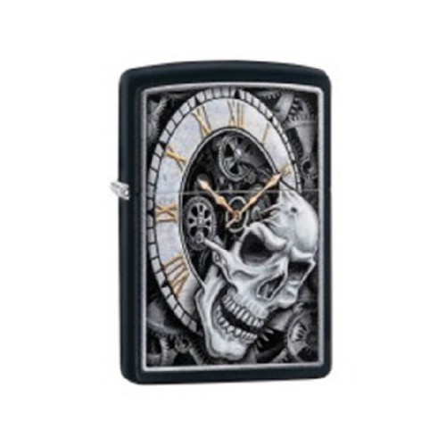 Encendedor Zippo Skull Clock Design - 29854