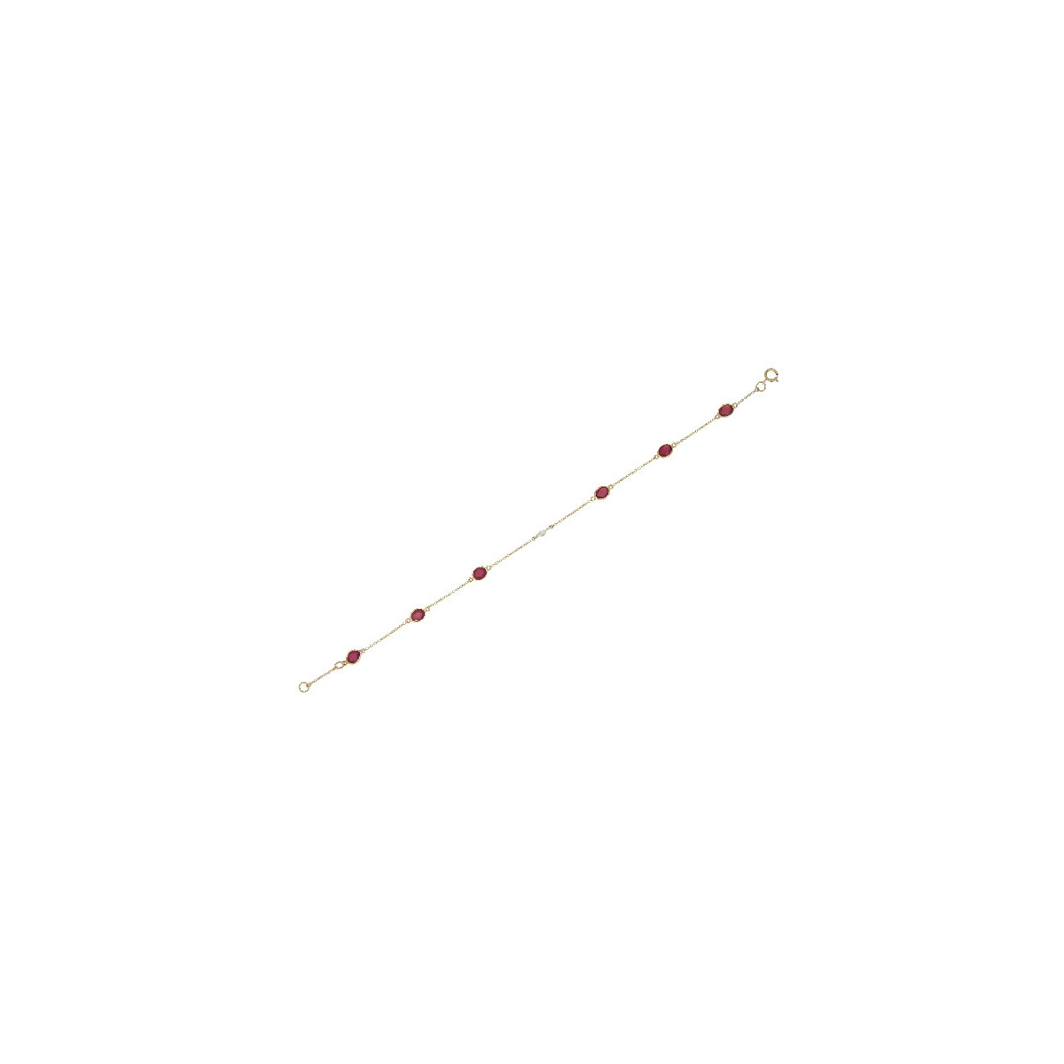 Pulsera de Oro Ruby Diamante - BC-218 390 0,05-2,76